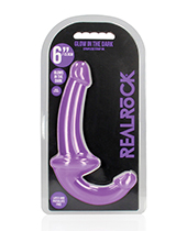 Shots Realrock 6&Prime; Strapless Strap On Glow In The Dark