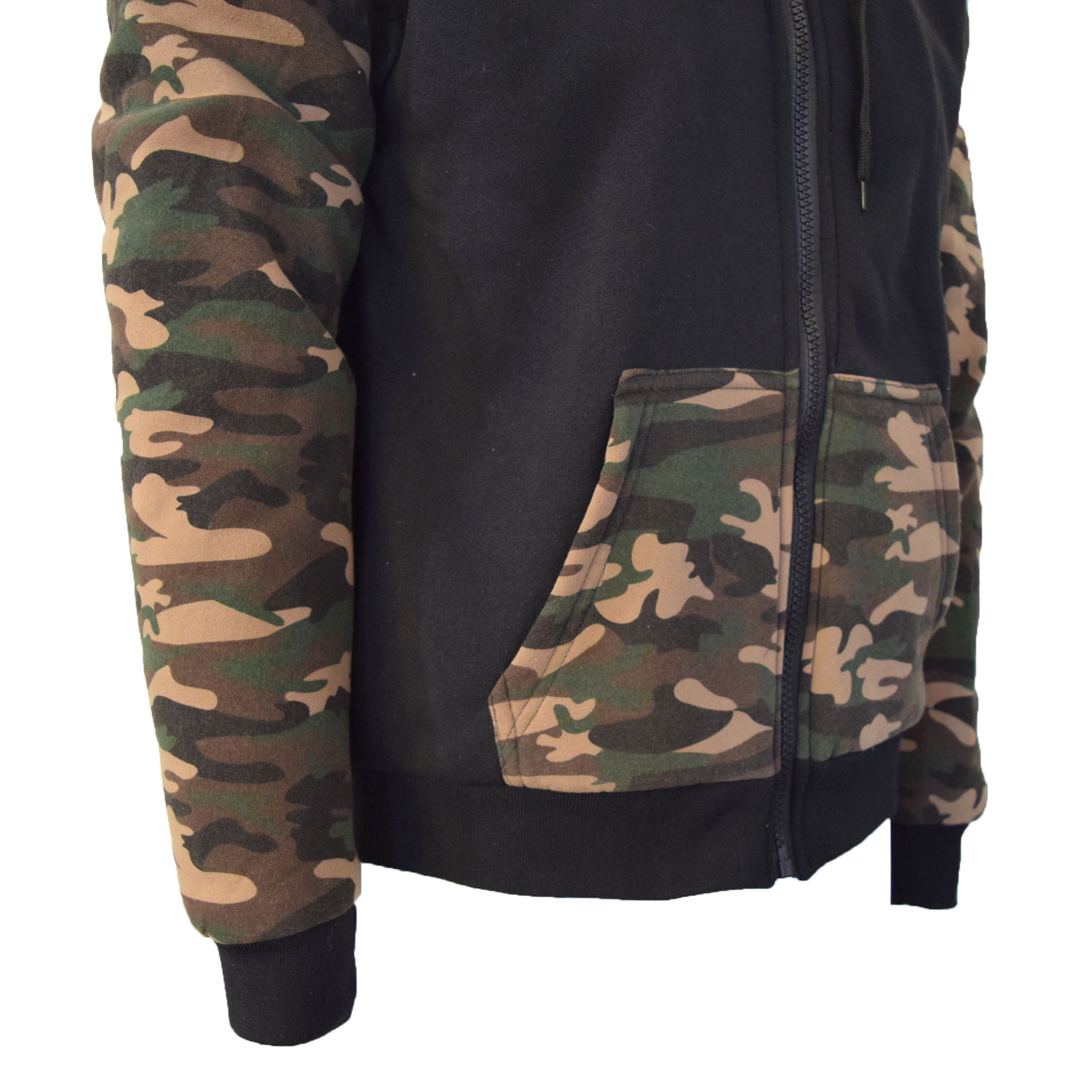 heritage camo sherpa hoodie