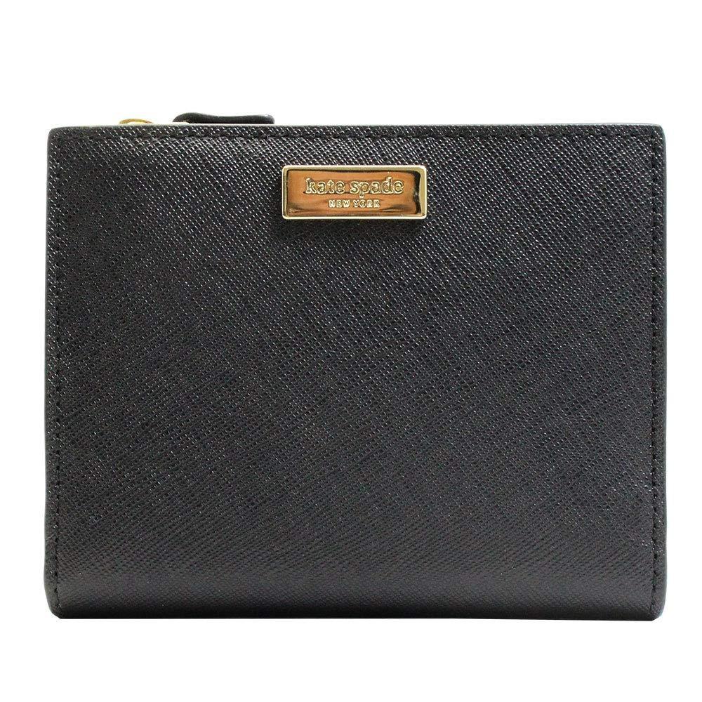 NWT KATE SPADE LEATHER LAUREL WAY SMALL SHAWN CARD CASE WALLET IN BLACK