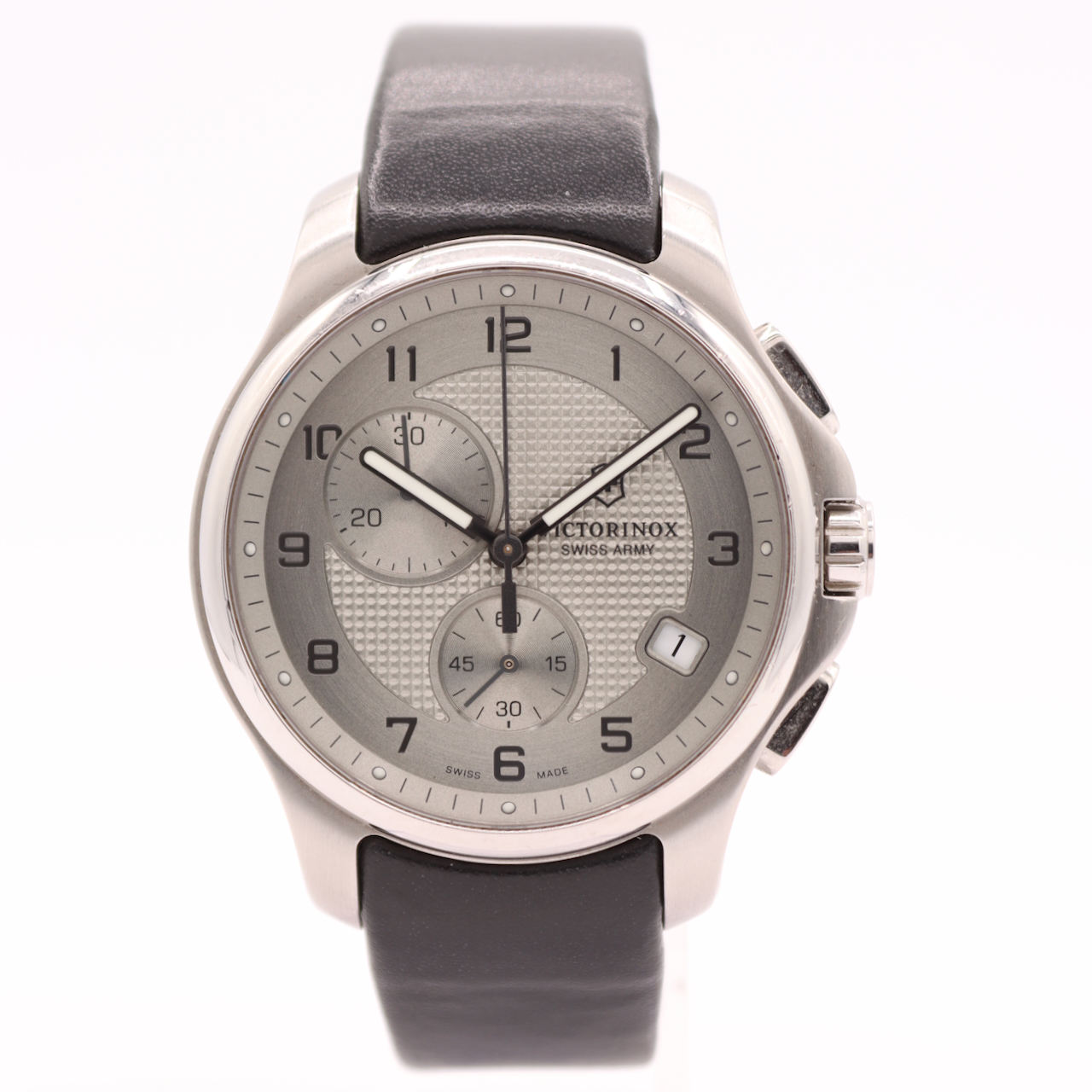 VICTORINOX SWISS ARMY ⭐︎ ステンレス腕時計 44mm Victorinox 241553 Swiss Army Officers Men's Quartz