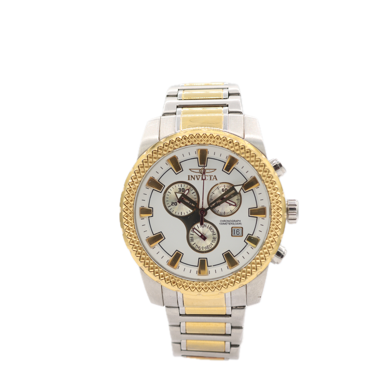 Vintage Invicta 5272 Men\'s Quartz Chronograph Wristwatch New Battery Men main image 2