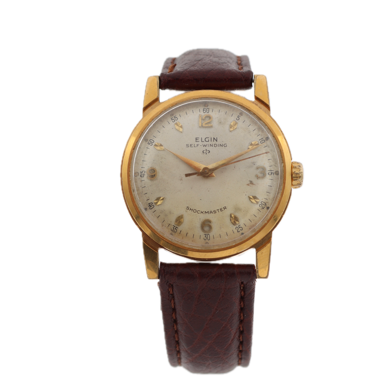 Vintage Elgin Shockmaster Men's Automatic Wristwatch 643 USA