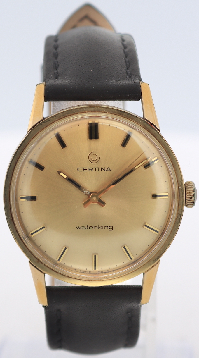 Vintage Certina 5206 075 Waterking Sunburst Men\'s Mechanical Wristwatch 25-66 Vintage Certina 5206 075 Waterking Sunburst Men main image 3