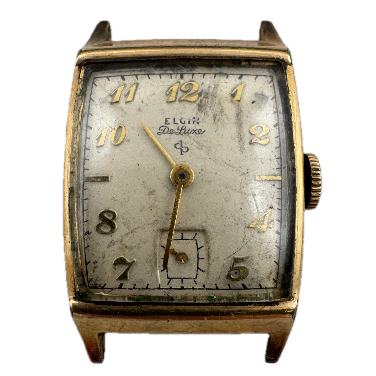 Vintage Elgin De Luxe Men\'s Mechanical Wristwatch 558 USA 10k Gold Filled 1946 ELGIN DeLuxe Watch 17 Jewels Grade 558 U.S.A. Vintage  main image 2