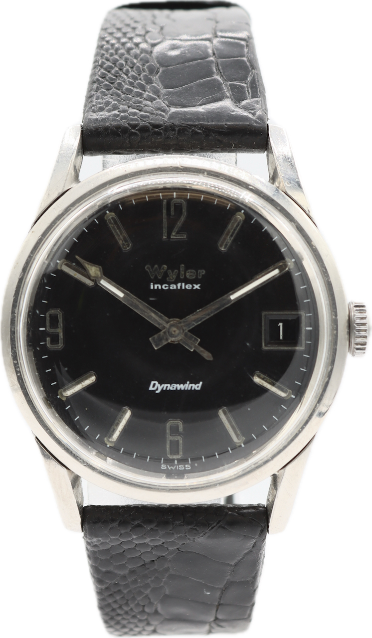 Vintage 33mm Wyler Incaflex Dynawind Men display picture 3